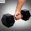 High-Quality Cast Iron with Non-Slip Grip Hex Dumbbell