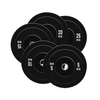 Adjustable 5kg - 25kg Free Weights Rubber Material for Fitness Training Barbell Plates
