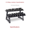 High-Quality Cast Iron with Non-Slip Grip Hex Dumbbell