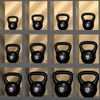 Compact Set for Full-Body Workouts and Easy Storage Kettlebell