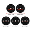 Adjustable 5kg - 25kg Free Weights Rubber Material for Fitness Training Barbell Plates