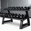 High-Quality Cast Iron with Non-Slip Grip Hex Dumbbell